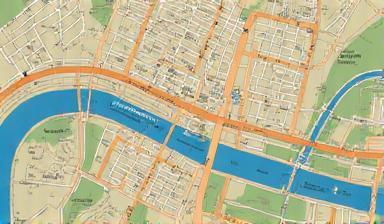 Map of Amsterdam, Netherlands